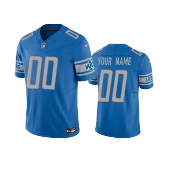 Men's Detroit Lions Active Player Custom Blue 2023 F.U.S.E. Vapor Untouchable Limited Stitched Jersey - Ujersey