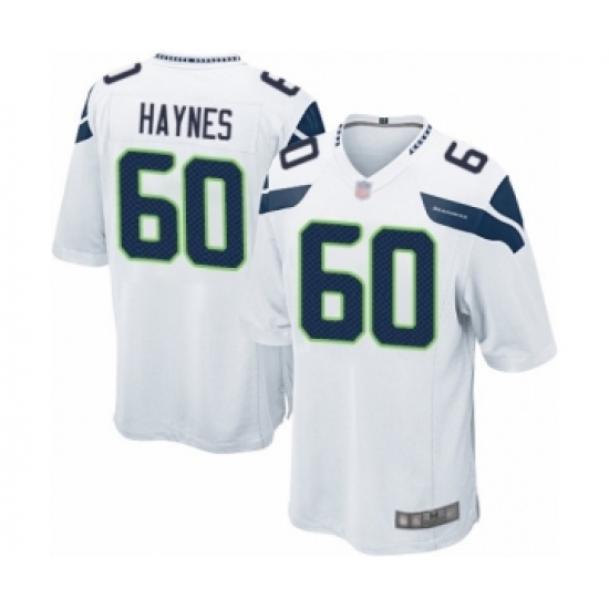 Men's Seattle Seahawks #60 Phil Haynes Game White Football Jersey - Ujersey