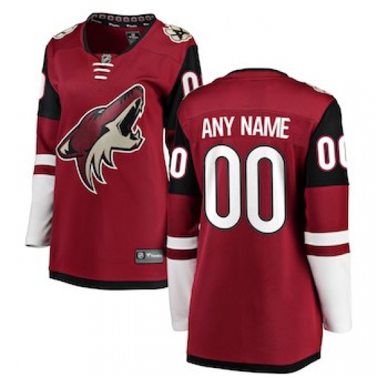 Women's Arizona Coyotes Fanatics Branded Red Home Breakaway Custom Jersey - Ujersey