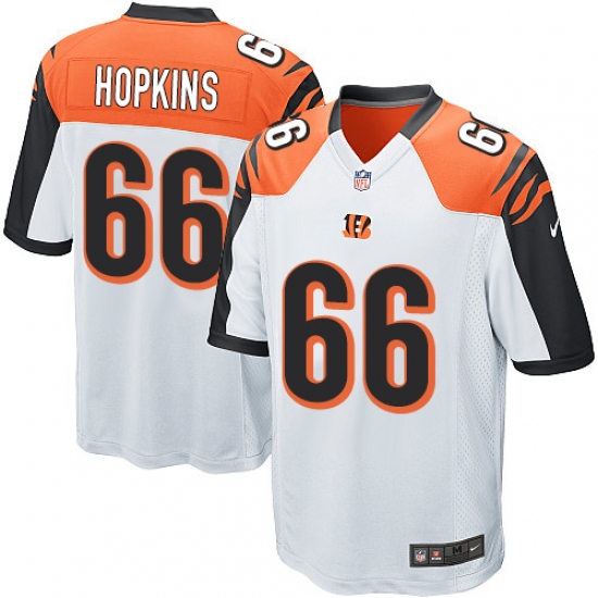 Men's Nike Cincinnati Bengals #66 Trey Hopkins Game White NFL Jersey - Ujersey