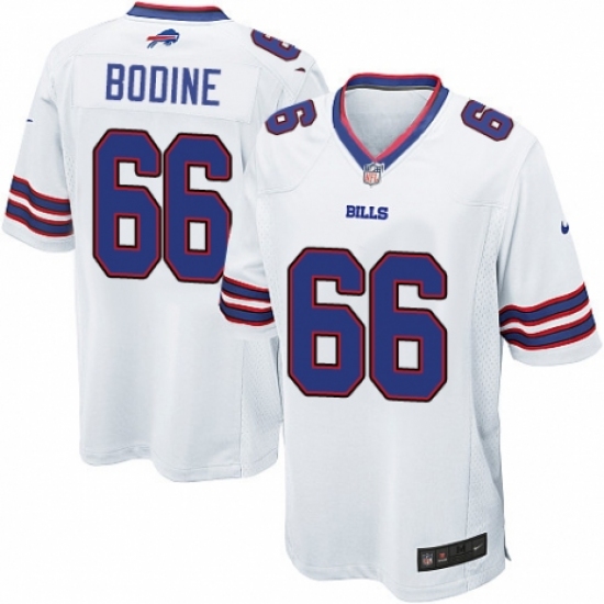 Men's Nike Buffalo Bills #66 Russell Bodine Game White NFL Jersey - Ujersey