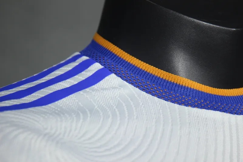 Real Madrid Retro Jersey Home Long Sleeve Soccer Shirt 2021/22 - Ujersey NHL