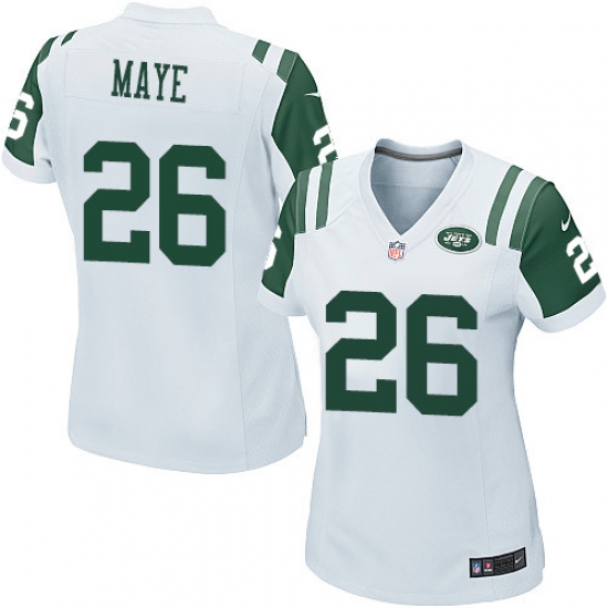 Women's Nike New York Jets #26 Marcus Maye Game White NFL Jersey - Ujersey
