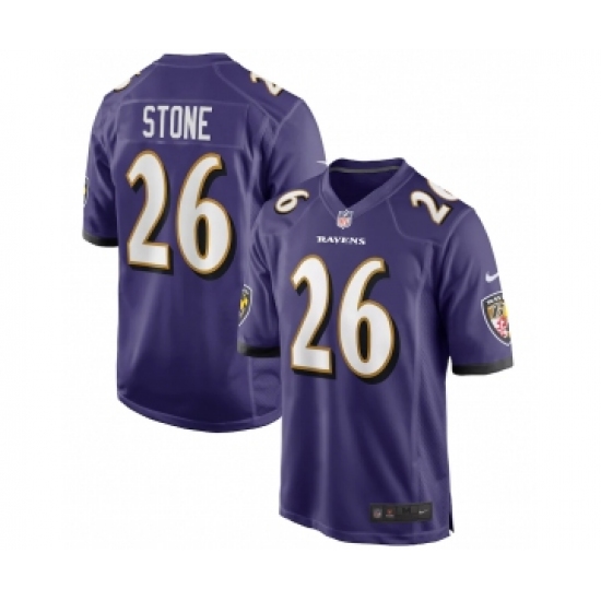 Nike Baltimore Ravens #26 Geno Stone Purple Vapor Untouchable Limited Jersey - Ujersey
