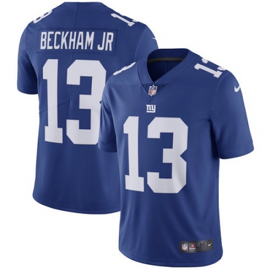 Youth Nike New York Giants #13 Odell Beckham Jr Elite Royal Blue Team Color NFL Jersey - Ujersey