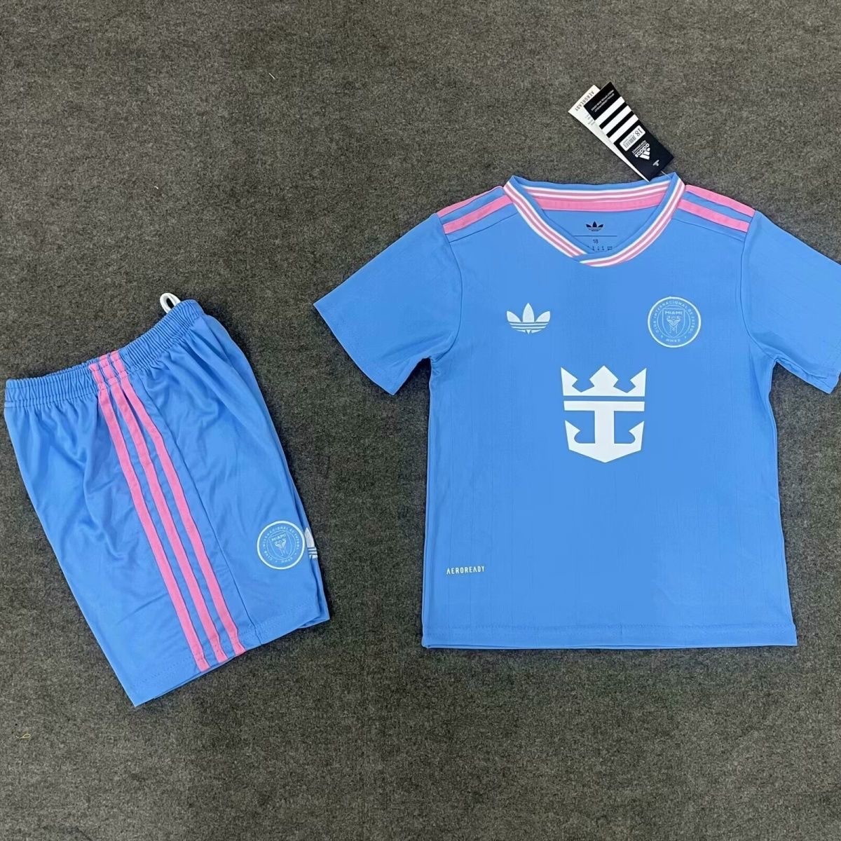 Inter Miami Soccer Jersey Third Away Kids Kit Jersey+Shorts 2025 - U-jersey