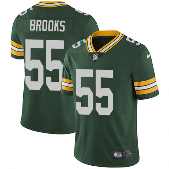 Youth Nike Green Bay Packers #55 Ahmad Brooks Green Team Color Vapor Untouchable Elite Player NFL Jersey - Ujersey