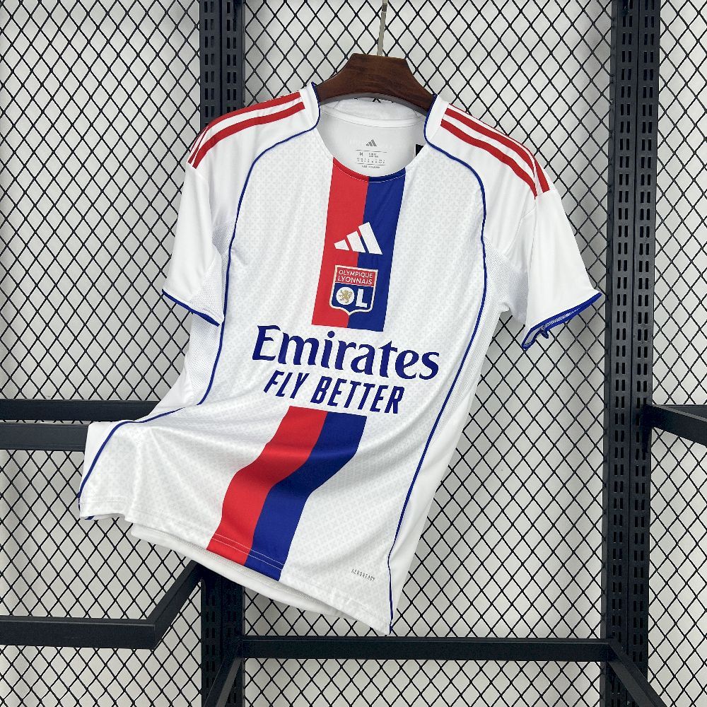Olympique Lyonnais Football Jersey Home Custom Shirt 2025-26 - Ujersey