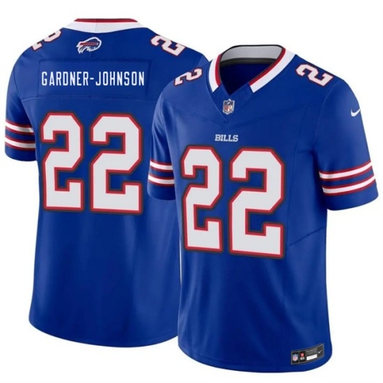 Men's Buffalo Bills #22 C.J. Gardner-Johnson Blue 2026 F.U.S.E. Vapor Untouchable Limited Stitched Football Jersey - Ujersey