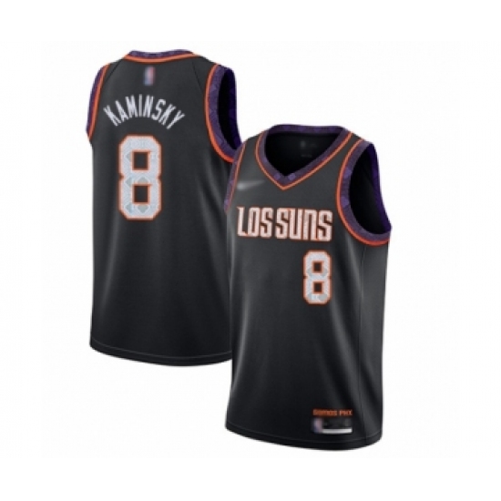 Women's Phoenix Suns #8 Frank Kaminsky Swingman Black Basketball Jersey - 2019 20 City Edition - Ujersey