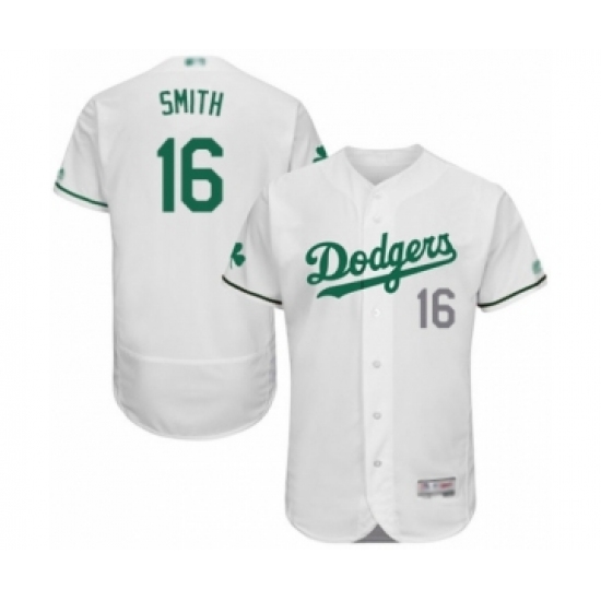 Men's Los Angeles Dodgers #16 Will Smith White Celtic Flexbase Authentic Collection Baseball Player Jersey - Ujersey