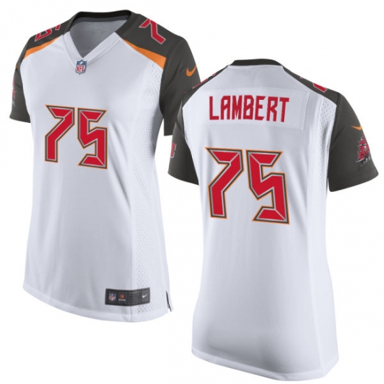 Women's Nike Tampa Bay Buccaneers #75 Davonte Lambert Game White NFL Jersey - Ujersey