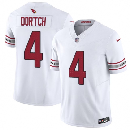 Men's Arizona Cardinals #4 Greg Dortch White 2024 F.U.S.E. Vapor Untouchable Limited Stitched Football Jersey - Ujersey