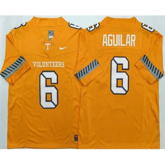 Men's Tennessee Volunteers #6 Joey Aguilar Limited Orange 2025 College Football Jersey - Ujersey