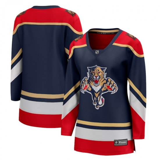 Women's Florida Panthers Fanatics Branded Blank Blue 2020-21 Special Edition Breakaway Jersey - Ujersey