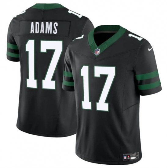 Men's New York Jets #17 Davante Adams Black 2024 F.U.S.E. Vapor Untouchable Limited Football Stitched Jersey - Ujersey
