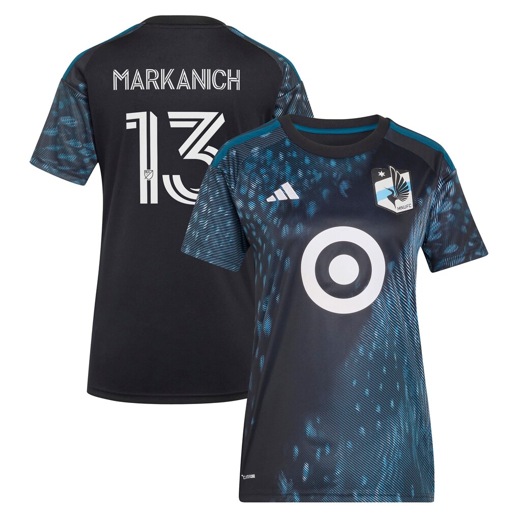 Women's Minnesota United FC Anthony Markanich adidas Black 2026 The Decade Kit Replica Jersey - Ujersey