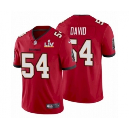 Women's Tampa Bay Buccaneers #54 Lavonte David Red 2021 Super Bowl LV Jersey - Ujersey