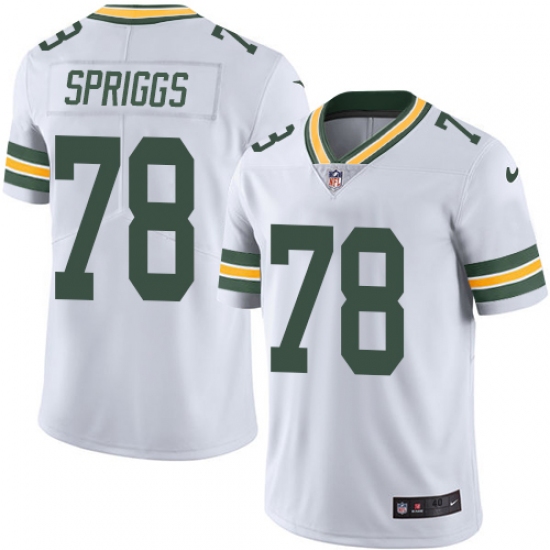 Men's Nike Green Bay Packers #78 Jason Spriggs White Vapor Untouchable Limited Player NFL Jersey - Ujersey