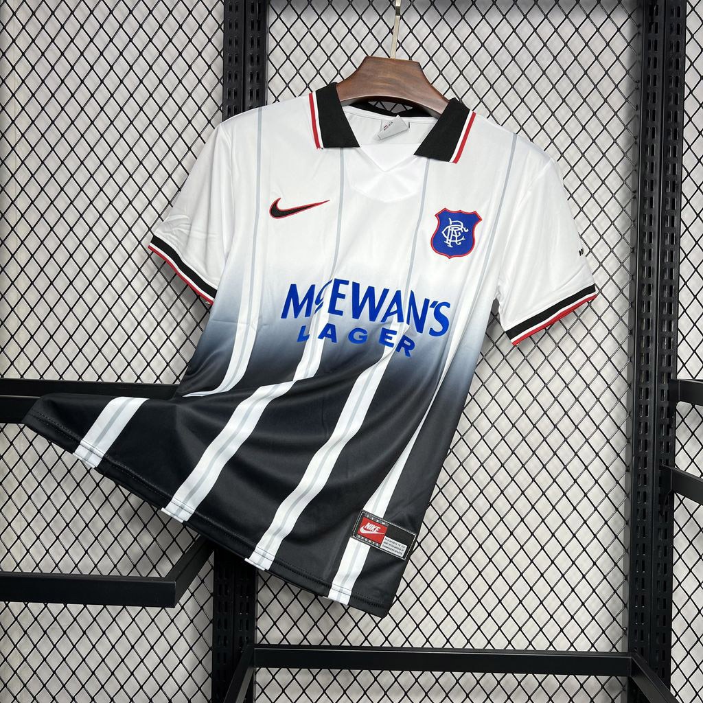 Rangers FC Retro Soccer Jersey Away Custom Shirt 1997-99 - ujerseystore