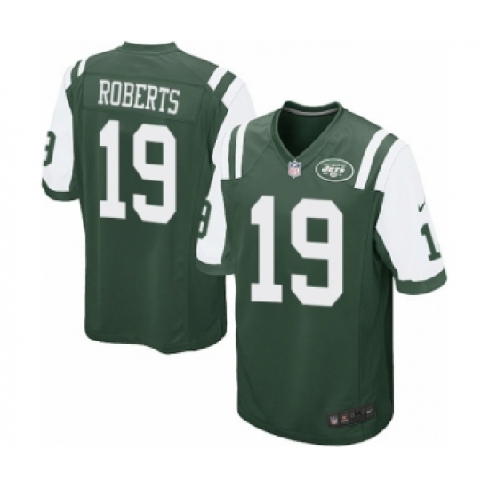Men's Nike New York Jets #19 Andre Roberts Game Green Team Color NFL Jersey - Ujersey