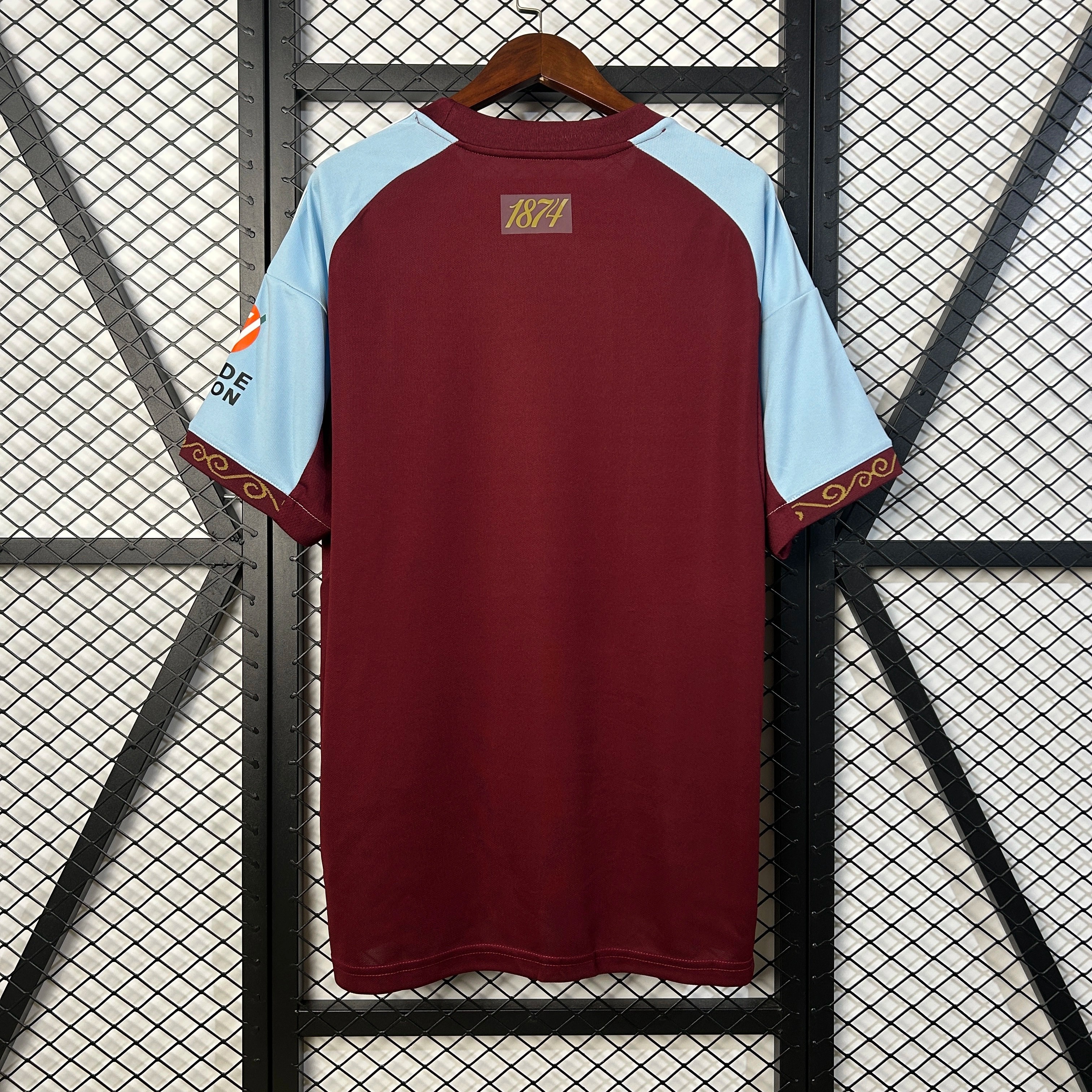 Aston Villa Football Jersey Home Custom Shirt 2025/26 - ujerseystore