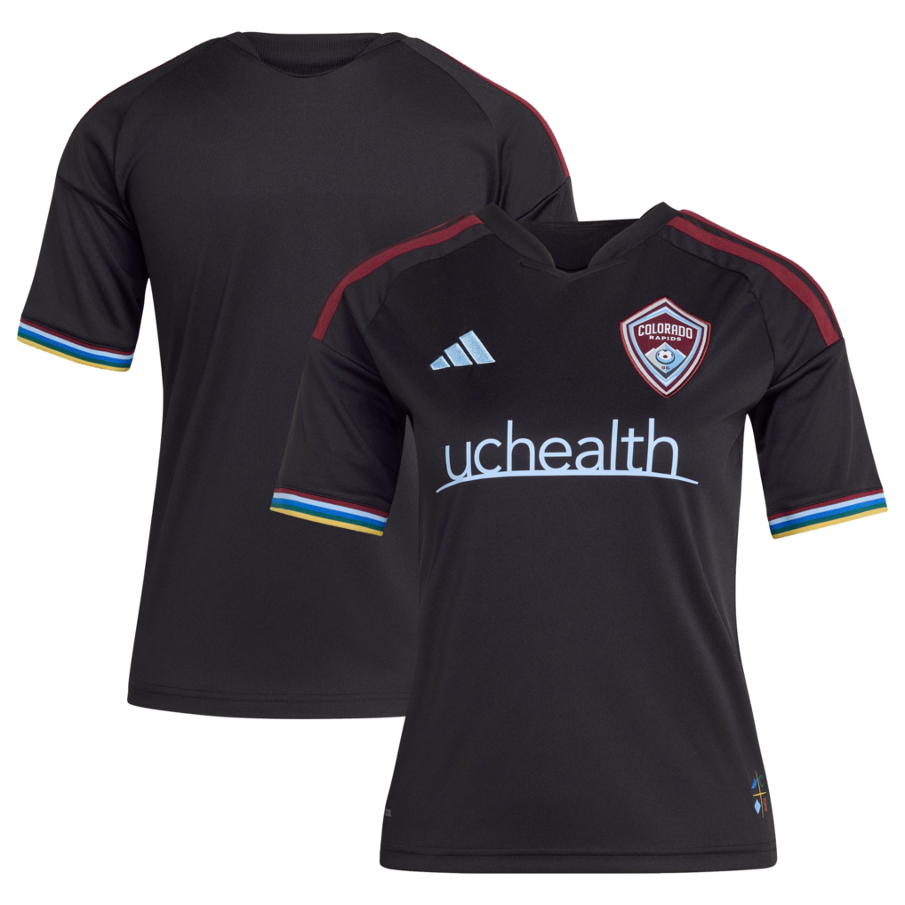Youth Colorado Rapids adidas Black 2026 Colorful Colorado Replica Jersey - Ujersey