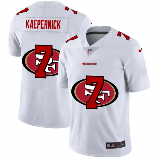 Men's San Francisco 49ers #7 Colin Kaepernick White Nike White Shadow Edition Limited Jersey - Ujersey