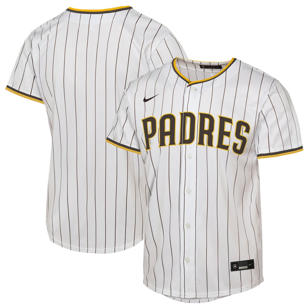 Youth San Diego Padres  Nike White Home Replica Jersey - ujerseystore