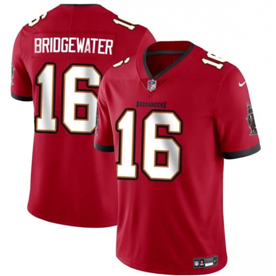 Men's Tampa Bay Buccaneers #16 Teddy Bridgewater Red Vapor Limited Football Stitched Jersey - Ujersey