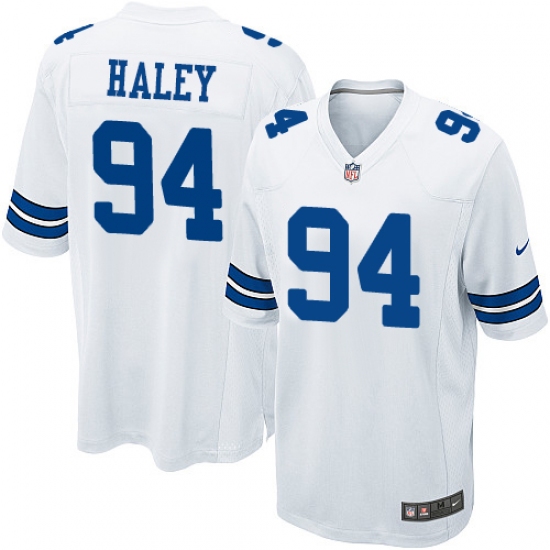 Men's Nike Dallas Cowboys #94 Charles Haley Game White NFL Jersey - Ujersey