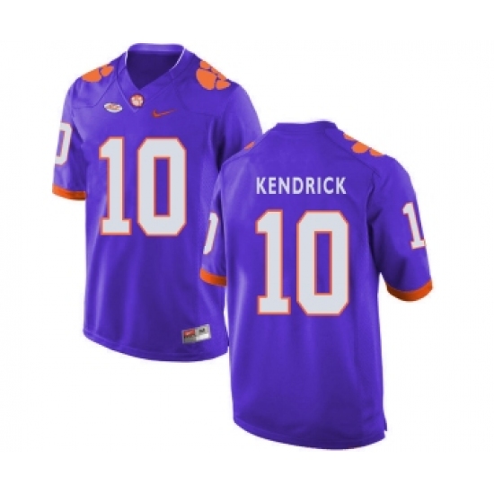 Clemson Tigers 10 Derion Kendrick Blue College Football Jersey - Ujersey