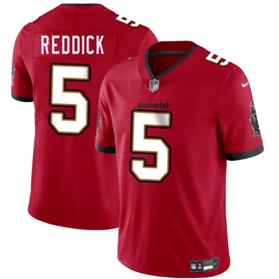 Men's Tampa Bay Buccaneers #5 Haason Reddick Red 2025 Vapor Limited Football Stitched Jersey - Ujersey