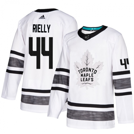 Men's Adidas Toronto Maple Leafs #44 Morgan Rielly White 2019 All-Star Game Parley Authentic Stitched NHL Jersey - Ujersey