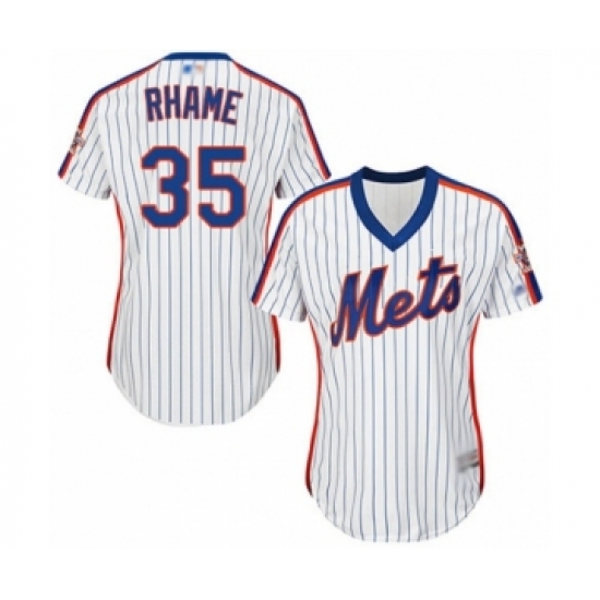 Women's New York Mets #35 Jacob Rhame Authentic White Alternate Cool Base Baseball Player Jersey - Ujersey