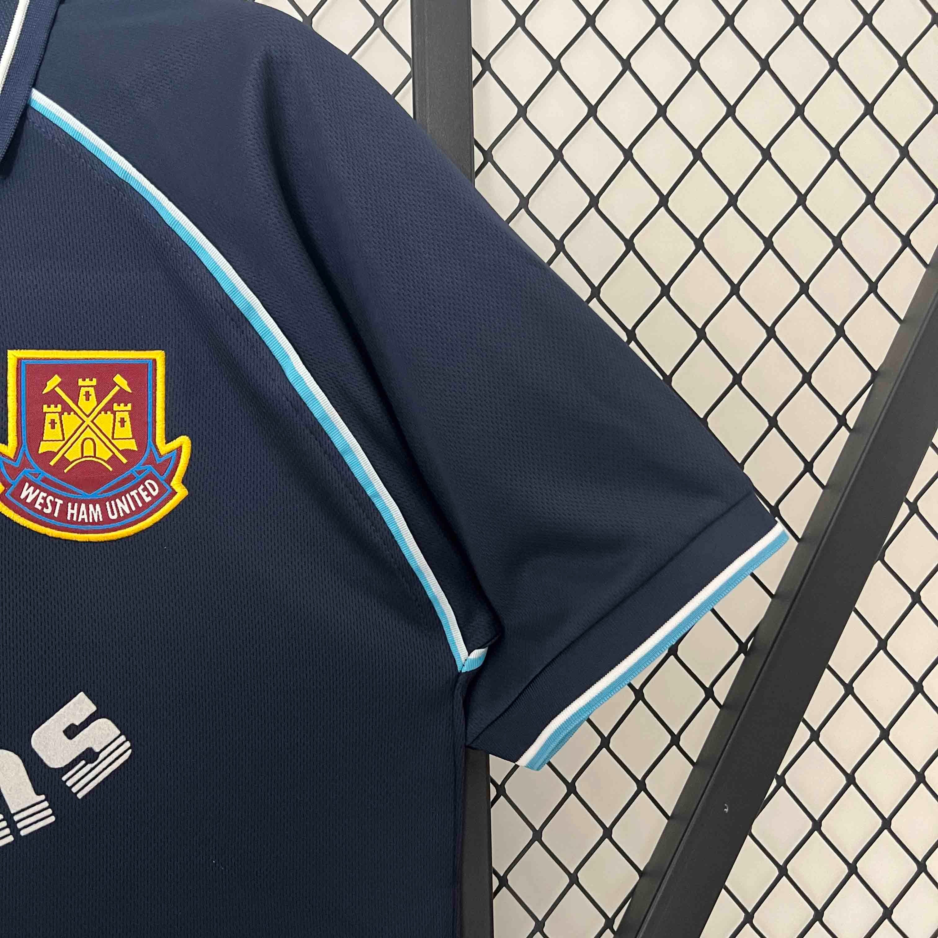 West Ham United Retro Football Jersey Third Away Custom Shirt 1999/01 - ujerseystore