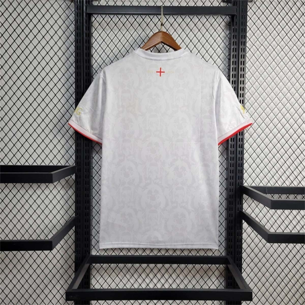 England Soccer Jersey White Comma Special Edition Kit Custom Shirt EURO 2024 - ujerseystore
