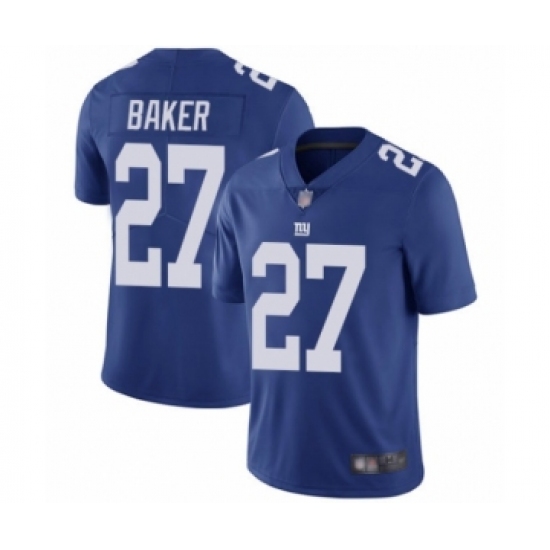 Youth New York Giants #27 Deandre Baker Royal Blue Team Color Vapor Untouchable Limited Player Football Jersey - Ujersey