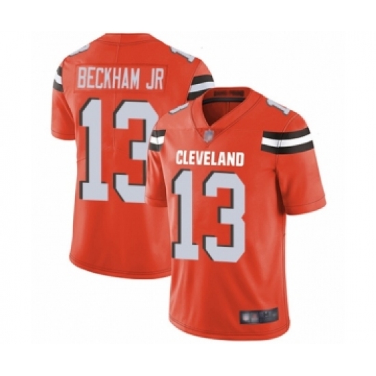 Men's Odell Beckham Jr. Limited Orange Nike Jersey NFL Cleveland Browns #13 Alternate Vapor Untouchable - Ujersey