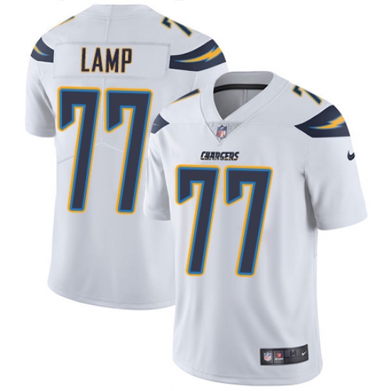 Youth Nike Los Angeles Chargers #77 Forrest Lamp White Vapor Untouchable Limited Player NFL Jersey - Ujersey