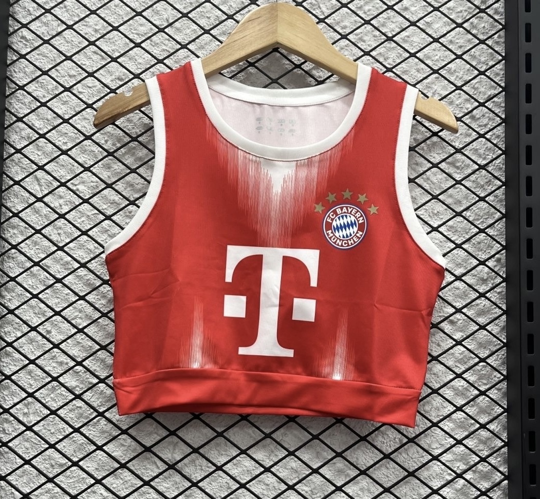Bayern Munich Soccer Jersey Home Women's Vest 2025/26 - U-jersey