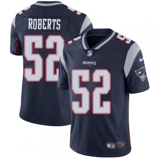 Youth Nike New England Patriots #52 Elandon Roberts Navy Blue Team Color Vapor Untouchable Limited Player NFL Jersey - Ujersey