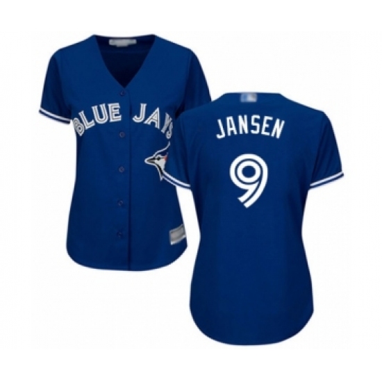 Women's Toronto Blue Jays #9 Danny Jansen Authentic Blue Alternate Baseball Player Jersey - Ujersey