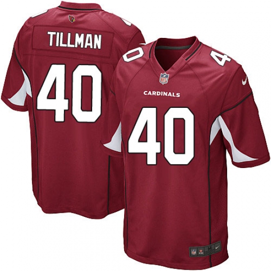 Men's Nike Arizona Cardinals #40 Pat Tillman Game Red Team Color NFL Jersey - Ujersey