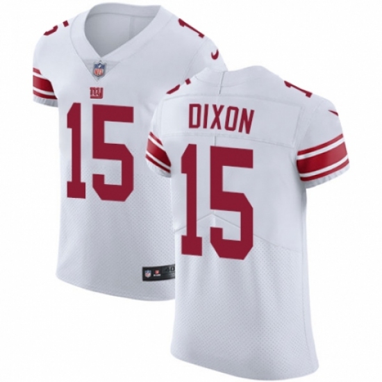 Men's Nike New York Giants #15 Riley Dixon White Vapor Untouchable Elite Player NFL Jersey - Ujersey