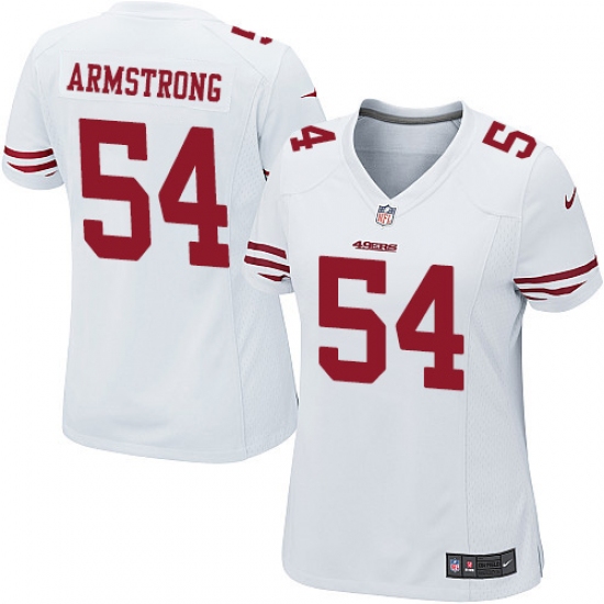 Women's Nike San Francisco 49ers #54 Ray-Ray Armstrong Game White NFL Jersey - Ujersey