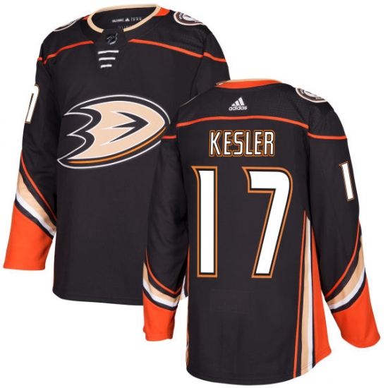 Men's Adidas Anaheim Ducks #17 Ryan Kesler Premier Black Home NHL Jersey - Ujersey