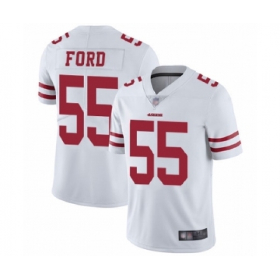Youth San Francisco 49ers #55 Dee Ford White Vapor Untouchable Limited Player Football Jersey - Ujersey