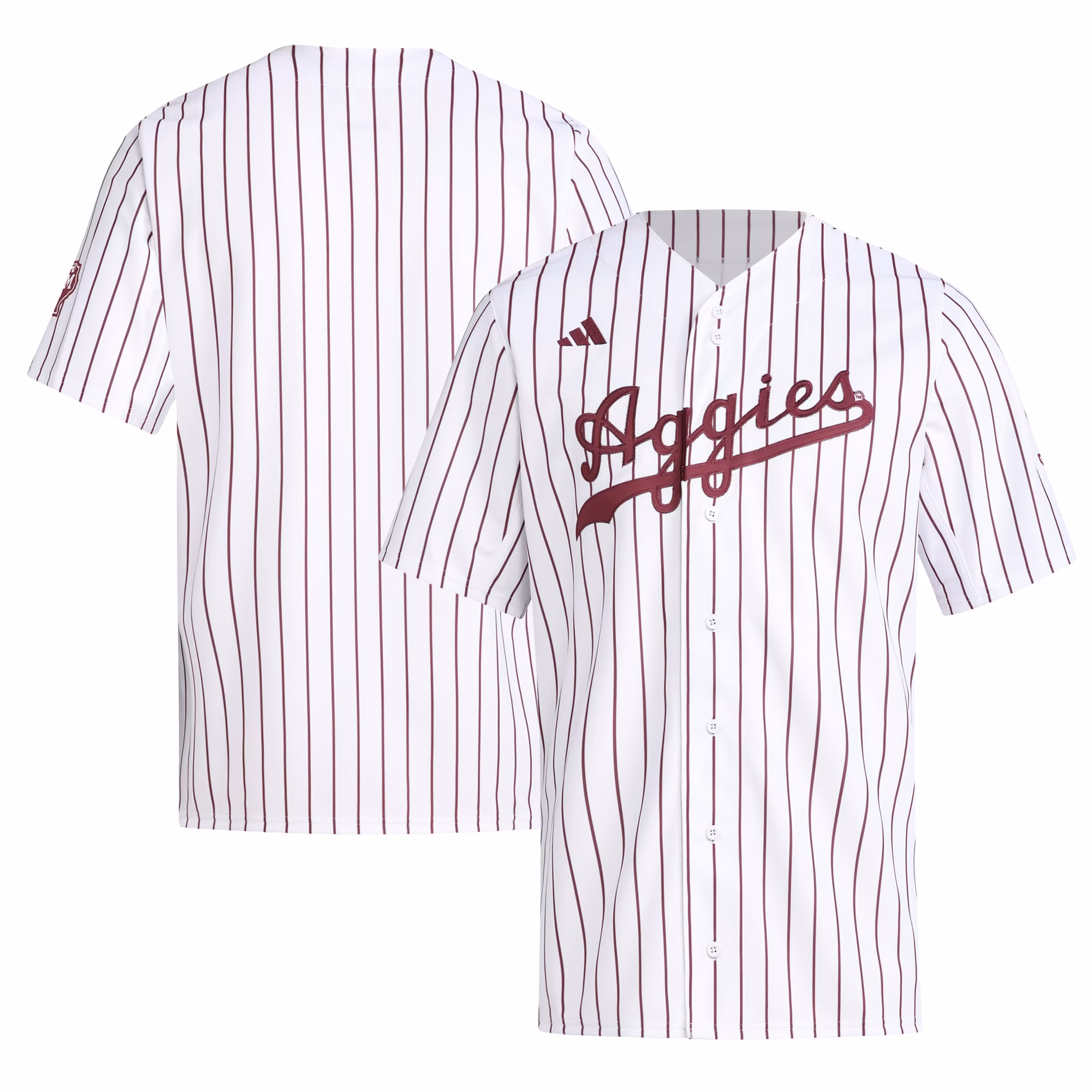 Men's adidas White Texas A&M Aggies Replica Baseball Jersey - Ujersey Shop