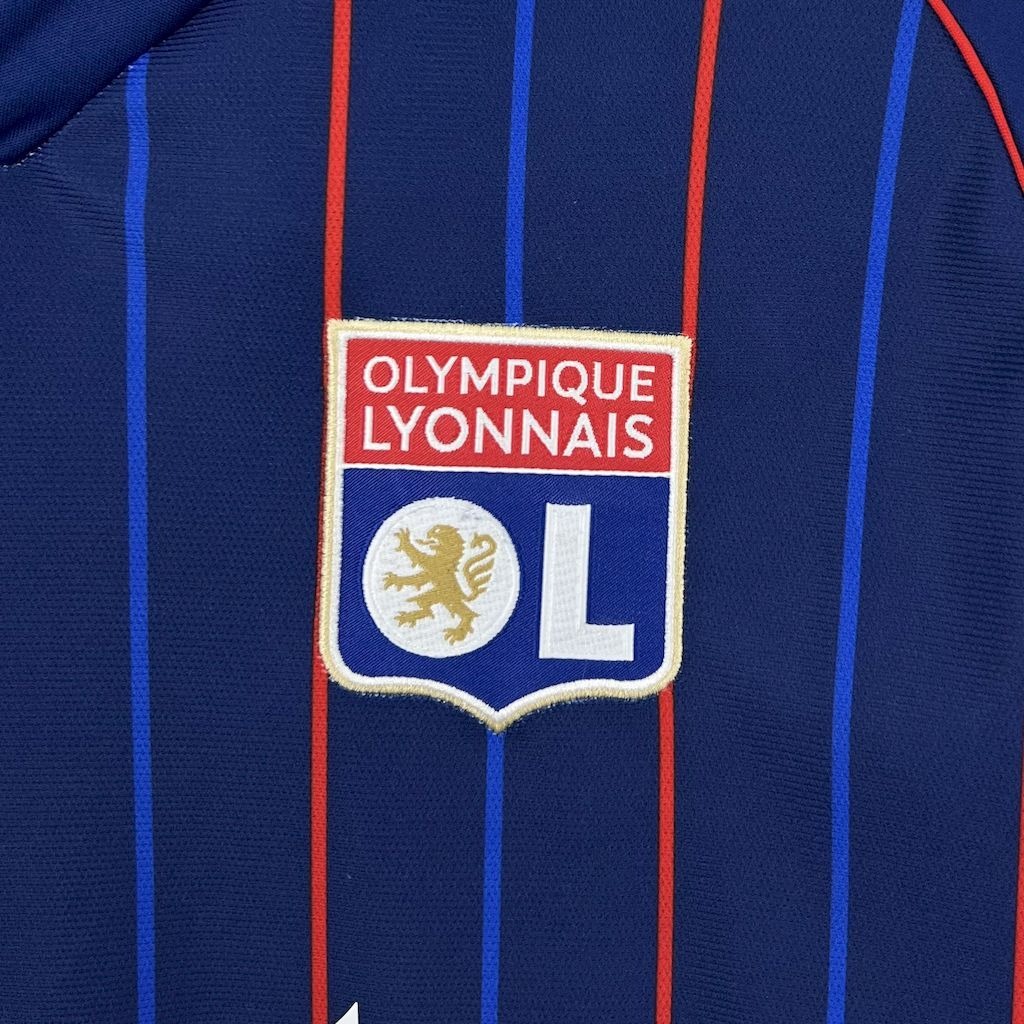 Olympique Lyonnais Soccer Jersey Away Custom Shirt 2025-26 - ujerseystore